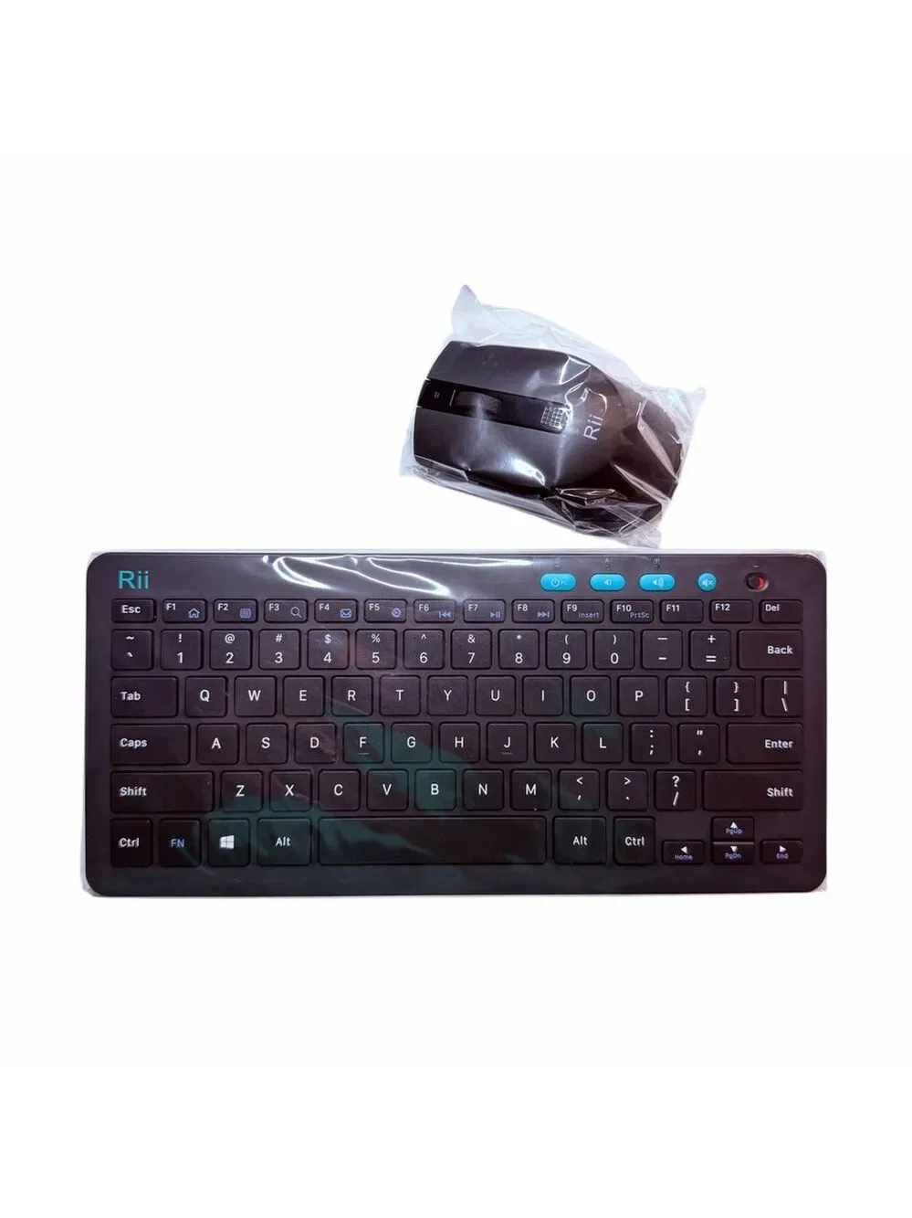 Rii RKM709 Wireless Keyboard Mouse Combo USB 2.4GHz New In Box